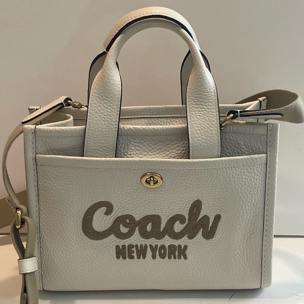 Coach Women's Cream Handbag